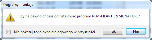 Po uruchomieniu pliku instalatora zostanie wyświetlone poniższe okno: Rysunek 17 Okno wyboru operacji instalatora Operacje wykonywane przez te opcje są opisane na powyższym rysunku.