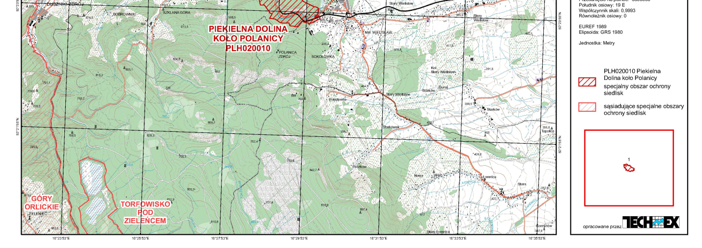 Rysunek 23 OBSZAR NATURA2000 PIEKIELNA DOLINA KOŁO POLANICY Źródł: www.natra2000.gv.pl 4.