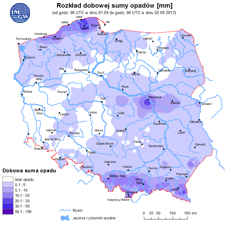 INFORMACJE HYDROLOGICZNO - METEOROLOGICZNE Stan wody na