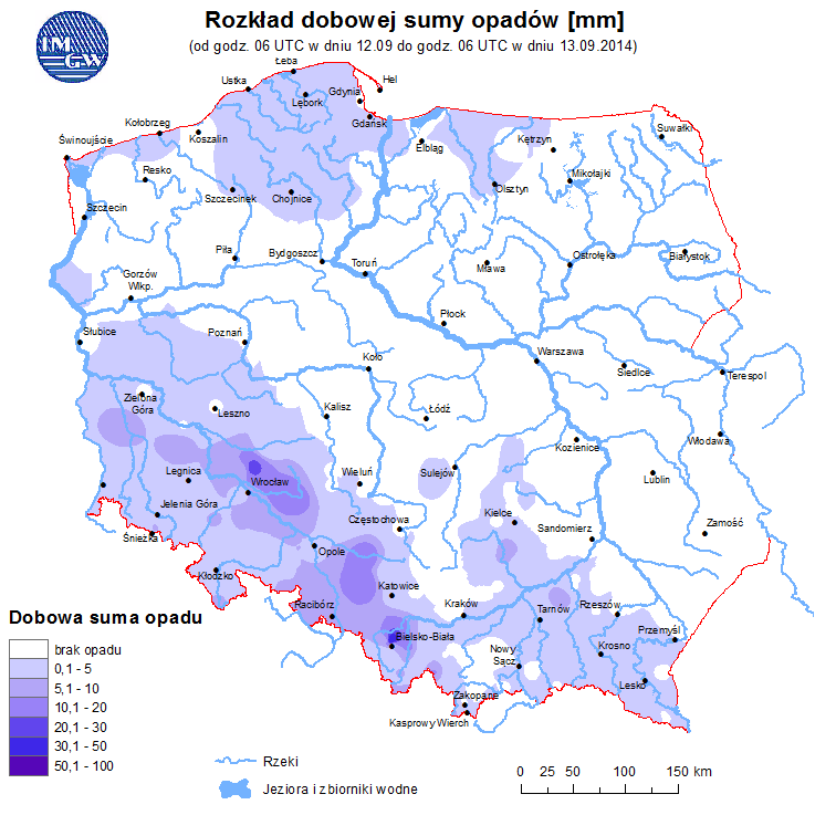 INFORMACJE HYDROLOGICZNO METEOROLOGICZNE źródło: