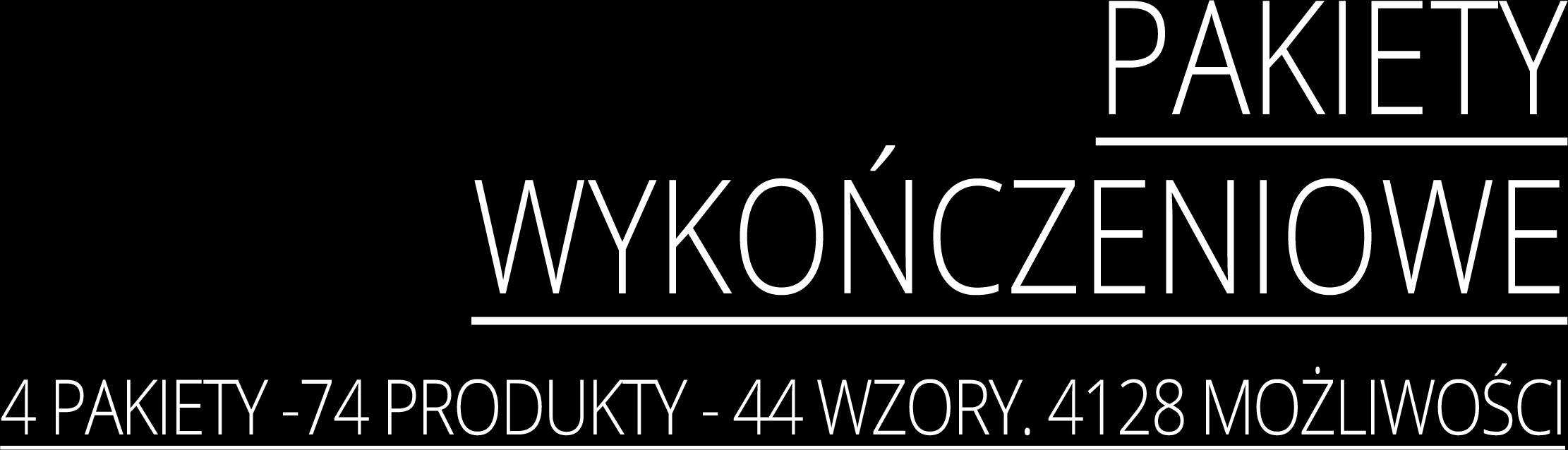 Pakiety różnią się od siebie ceną, zakresem prac dodatkowych oraz wybranymi materiałami. Materiały z naszego najtańszego pakietu, to najwyższa półka w markecie budowlanym.