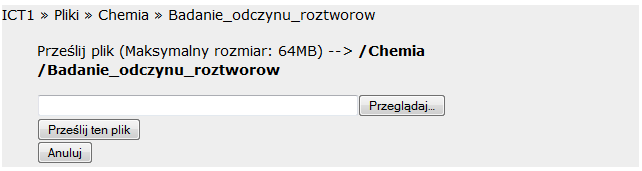 Tworzymy/wybieramy folder np.