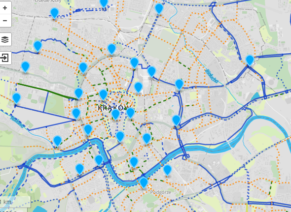 Dobre krakowskie przykłady działań usprawniających mobilność