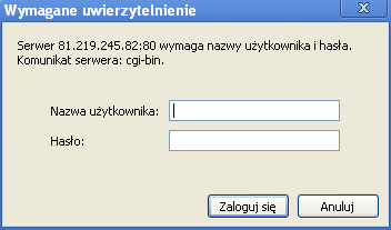 Sekcja ustawień administratora Konfiguracja urządzenia LAN Administrator posiada pełne prawa do zmiany ustawień urządzenia.