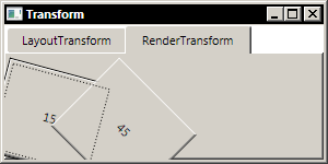 Transformacje Dwie właściwości pozwalają na transformacje: Wykład 8-38 RenderTransform jest stosowana tuż przed narysowaniem (czyli wpływa wyłącznie na wygląd) LayoutTransform jest stosowana przed