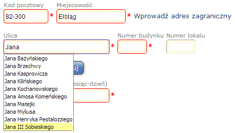 10 z 23 W przypadku dziecka, któremu nie nadano PESEL-u należy wpisać serię i numer paszportu lub innego dokumentu potwierdzającego tożsamość.