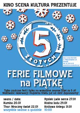 Przegląd Lokalny Nr 3 (1089) 16 stycznia 2014 roku 11 aktualności, PILCHOWICE, GIERAŁTOWICE Na feriach nudy nie będzie!