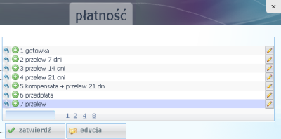 2.1 Wystawianie dokumentów 13 data sprzedaży data dokonania sprzedaży; jeżeli ma być podany tylko miesiąc należy wpisać: 02-01-1900 - dla poprzedniego miesiąca (niż data dokumentu), 03-01-1900 - dla