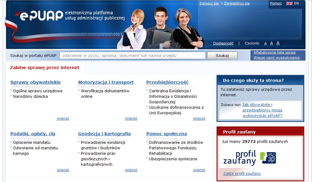 epuap zdiagnozowane słabości formularze 360 rodzajów usług mała liczba użytkowników brak usług na epuap, z których Polacy masowo by korzystali udostępnianie informacji publicznej na wniosek wydanie
