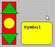 ZTMAiPC Laboratorium Systemów SCADA 6. Zapisać wszystkie okna poleceniem Save All Windows 3.3.2. Operacje tekstowe Aby dodać nowy element graficzny należy wykonać następujące kroki: 1.