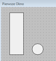 Ćwiczenie 1. Edytor graficzny programu InTouch ZTMAiPC 4. Edytując pola W i H ponownie zmienić wymiary: szerokość W = 50, wysokość H = 150.