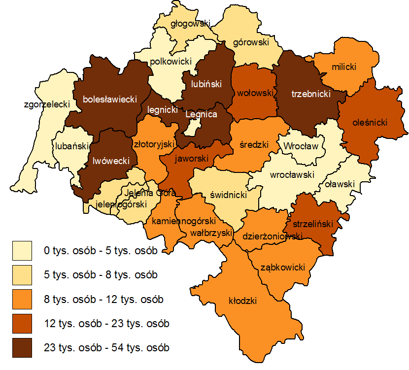 Z danych KRAZ wynika, że największa liczba oddziałów dolnośląskich agencji zatrudnienia znajduje się we Wrocławiu (221 agencji posiada tam swoje główne siedziby lub filie).