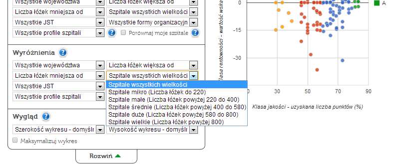 WYBÓR ELEMENTÓW DO PORÓWAŃ NA PLATFORMIE przykład możliwości Biuro projektu: