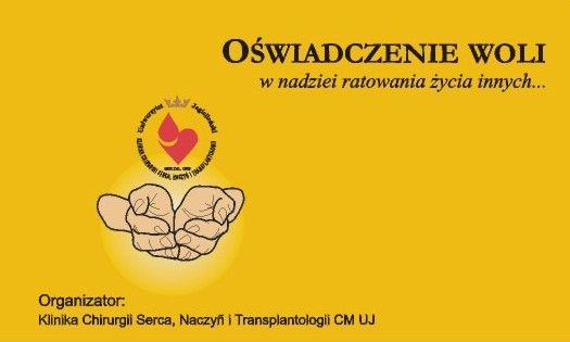 wyrażam zgodę, aby w przypadku mojej śmierci pobrano z