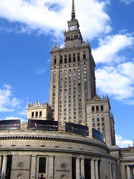 The Palace of Culture and Science Pałac Kultury i Nauki The Palace of Culture and Science is 237 metres (778 ft) tall and is the tallest building in Poland, the eighth tallest building in the