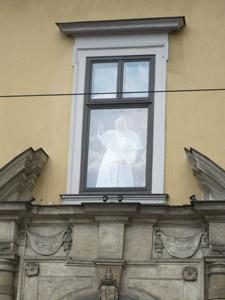 The Pope s window Okno papieskie 3 Franciszkańska Street.