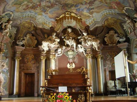 Aula Leopoldina Built and decorated with luxury for Emperor Leopold I.