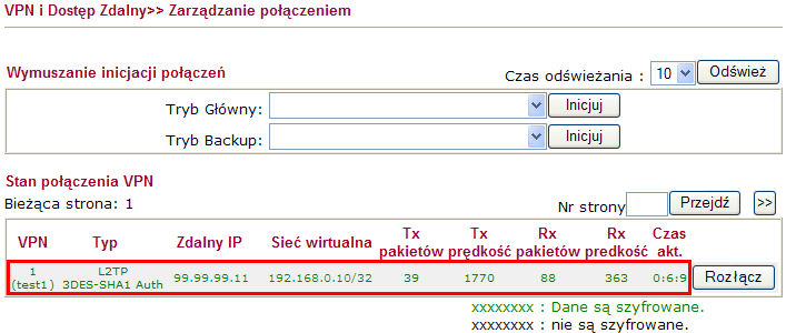 3. Status Połączenia 3.1. Klient VPN Wybierz Menu Start a następnie Uruchom i wpisz cmd. Następnie wykonaj polecenie: ipconfig.