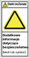 Stacja benzynowa ISO 7001 009 Kierunek ISO 7001 001 Znaki bezpieczeństwa (symbole) Znaki środków ewakuacji i sprzętu ratowniczego: E001 Wyjście ewakuacyjne (lewostronne) Znaki ochrony