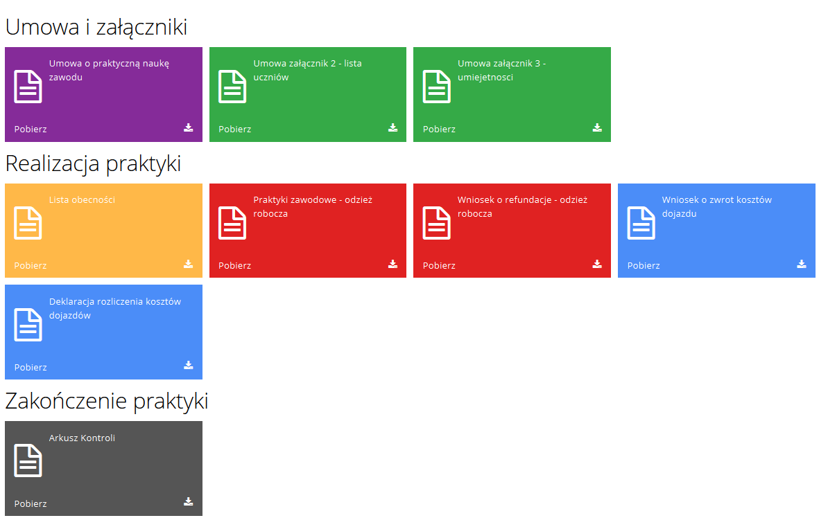 przez niego nauczyciel w przeznaczonym do tego module. Jako opiekun danej klasy ma także wgląd do zakresu opanowanych przez uczniów umiejętności. Rys. 2.