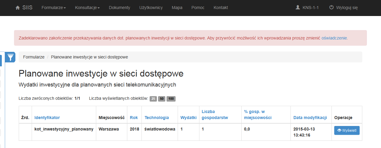 Błędy to wynik sprawdzenia regułami poprawności danych, który wykazał błędy wymagające poprawienia. Liczba błędów różna od zera przedstawiona jest kolorem czerwonym.