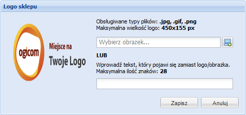 INFORMACJE PODSTAWOWE Konfiguracja tego modułu służy określeniu kilku funkcjonalności. Aby móc to zrobić musimy z górnego menu z zakładki Konfiguracja wybrać Informacje podstawowe.