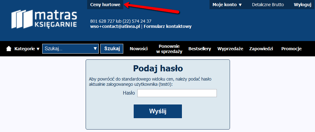 Po kliknięciu na znacznik pojawia się lista zamówień, analogiczna do listy ze strony Zamówienia, z której można przejść do przeglądania szczegółów zamówień, na których występuje produkt. 6.1.2.