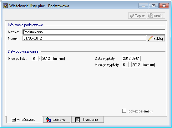 12 2 Podręcznik użytkownika Symfonia Kadry i Płace Aby rozpocząć pracę z listami płac, w lewej części okna w polu Pokazuj lata od do należy wybrać zakres dat, w jakim chcemy tworzyć lub przeglądać