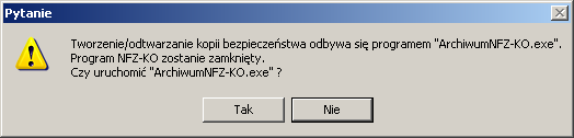 Rysunek 209 Edycja danych Centrali NFZ Aby zatwierdzić wprowadzone zmiany należy wybrać przycisk OK., w przeciwnym wypadku należy wybrać Anuluj. 10 Narzędzia 10.