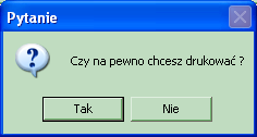 - wyświetlenie szerokości strony wydruku, - powiększenie strony wydruku, - pomniejszenie strony wydruku, - natychmiastowe wydrukowanie dokumentu, - wyjście z okna Podgląd wydruku.