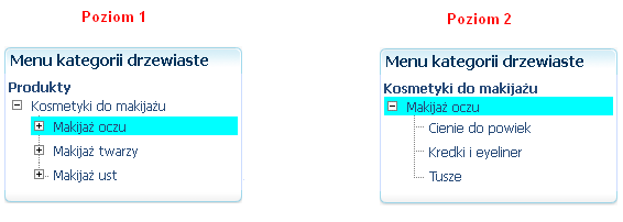 Menu kategorii drzewiaste Konfiguracja W konfiguracji pluginu po określeniu poziomu zawężenia grupy należy zapisać zmiany przyciskiem.