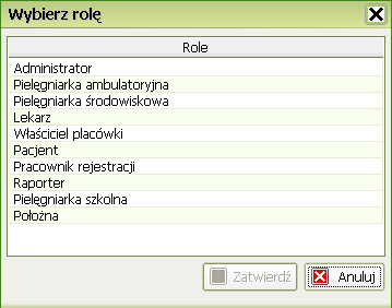 z 31 2008-02-15 14:08 Aby dodać rolę dla pracownika kliknij na Otworzy się okno: rolę klikając na wiersz w tabeli z interesującą Cię rolą pracownika Zatwierdź wybór klikając na lub anuluj klikając na