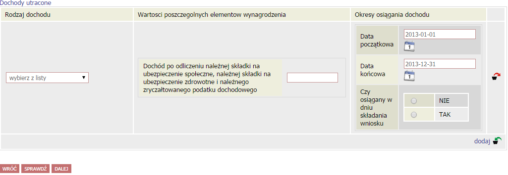 Ekran 3b Ryczałt / KaRta do wypełnienia tego ekranu potrzebne będą: oświadczenie osoby prowadzącej działalność gospodarczą o wysokości osiągniętego dochodu zaświadczenie z Urzędu Skarbowego o