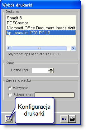 Sposób pracy z programem 4 Dokumenty 4 strona Klikając przycisk "Drukuj" zostanie wydrukowany dokument na wcześniej wybraną drukarkę, w przypadku rezygnacji z drukowania należy kliknąć przycisk