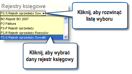 Sposób pracy z programem 4 Dokumenty 4 strona 445 Renumeracja dokumentów Okno umożliwia wykonanie renumeracji niezatwierdzonych dokumentów księgowych Renumeracj a dokumentów Dostępne operacje Wybór