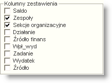 4 Sposób pracy z programem 6 Zestaw ienia 292 strona Ustalenie początkowej i końcowej daty dekretacji Parametr umożliwia wskazanie przedziału czasu, z którego dokumenty uwzględnione zostaną w