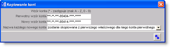 Sposób pracy z programem 4 Konfiguracja 1 strona Usunięcie konta analitycznego Operacja umożliwia skasowanie wskazanego konta z analitycznego planu kont i jest możliwa tylko wtedy, gdy usuwane konto