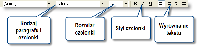 5 Dodatki 2 Dodatek: Edytor druków RTF 416 strona Powrót do zwykłego widoku możliwe przy pomocy przycisku Zamknij ustawienia wydruku znajdującego się w tym samym miejscu co przycisk Pokaż ustawienia