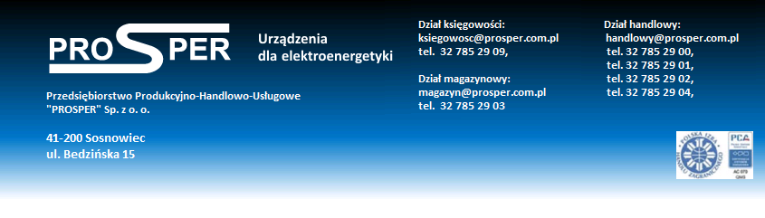 Cennik: ELEKTROMONTAŻ RZESZÓW - Cennik słupów i masztów i innych konstrukcji na ich bazie Wszystkie ceny są cenami netto, należy doliczyć 23% VAT. Dział handlowy: handlowy@prosper.com.