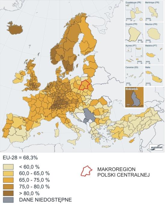 Z drugiej strony na sytuację demograficzną wpływa fakt, że Polska Centralna stanowi obszar o wysokim potencjale ludnościowym.