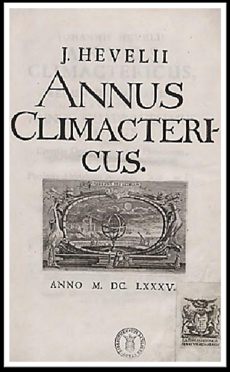 STRONA PRZEDTYTUŁOWA ANNUS CLIMACTERICUS J.