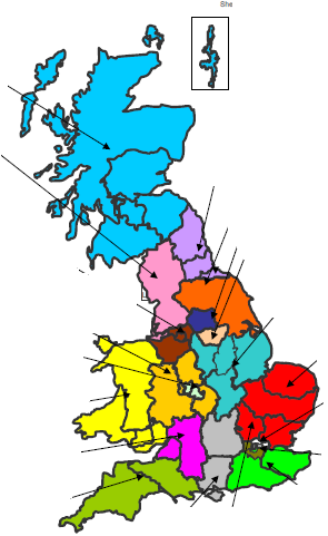 Charakterystyka i struktura PSZ w Wielkiej Brytanii 8 Podstawowe informacje Liczba mieszkańców 63 mln 6 1 15 14 13 1 7 5 18 16 17 2 1 3 Poziom bezrobocia (wrzesień 2013) 7,6% Bezrobotni