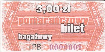 Bilet na okaziciela TO-1 i TO-2 Bilety kwartalne K-2