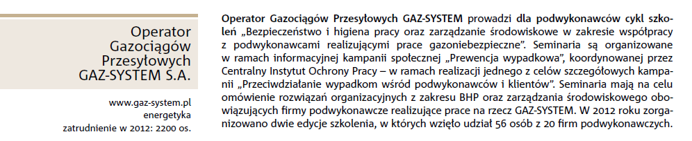 Bezpieczeństwo w miejscu pracy c.d.