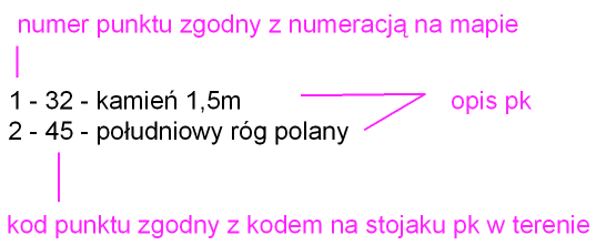 Rys. 7. Znaczenie piktogramów.