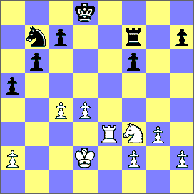 50.Obrona Nimzowitscha [E21] Mistrzostwa świata kobiet, Moskwa 1949 1950 Hermanowa (Polska) Hruškova-Belska (Czechosłowacja) 1.d4 Sf6 2.Sf3 b6 3.g3 Gb7 4.Gg2 e6 5.c4 Gb4 6.Sc3 d6 7.0 0 Gc3 8.