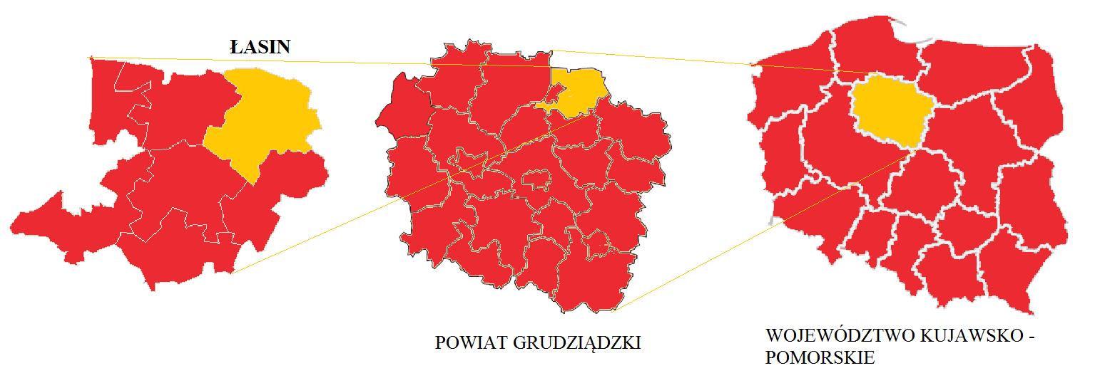 Przesławice, Stare Błonowo, Szczepanki, Szonowo, Szynwałd, Wybudowanie Łasińskie, Wydrzno, Zawda, Zawdzka Wola.