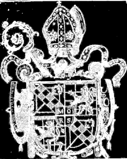 Udało nam się jednak dotrzeć do rekonstrukcji herbu innego dolnośląskiego cysterskiego klasztoru w Krzeszowie. Herb ten, co do rysunku, jest w większości identyczny z herbem opactwa kamienieckiego.