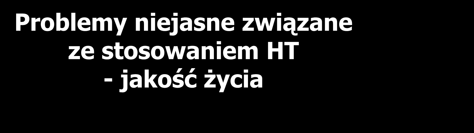 Problemy niejasne związane ze