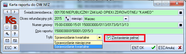 Rozliczenia-> Rejestracje ->Świadczenia POZ-> Dane zbiorcze o świadczeniach udzielanych w ramach POZ dane można uzupełnić na podstawie usług zarejestrowanych w module POZ ([F9] Uzupełnij), bądź